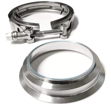 ATP 3in SS Downpipe Flange & Clamp for Borg Warner S/SX/SX-E Turbos