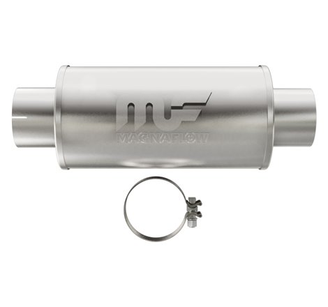 MagnaFlow Muffler Mag DSL SS 7x7x14 4in Inlet 4in Outlet