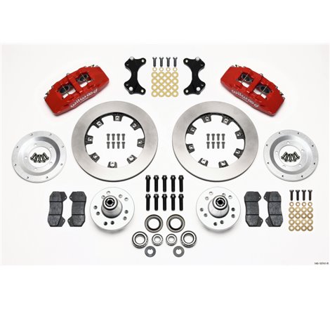 Wilwood Dynapro 6 Front Hub Kit 12.19in Red WWE ProSpindle