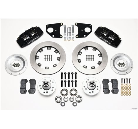 Wilwood Dynapro 6 Front Hub Kit 12.19in 62-72 CDP B & E Body-Drum