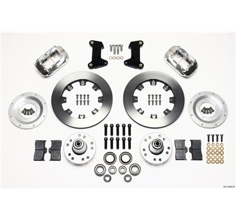 Wilwood Forged Dynalite Front Kit 12.19in Polished 74-80 Pinto/Mustang II Disc Spindle only