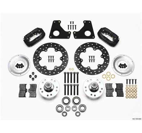 Wilwood Forged Dynalite Front Drag Kit Drilled Rotor 79-87 GM G Body