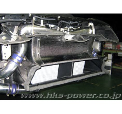 HKS 09 Nissan GTR R35 2 Core FMIC includes Carbon Air Duct and Full Piping Kits
