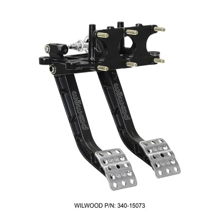 Wilwood Adjustable-Trubar Dual Pedal - Brake / Clutch - Rev. Swing Mount - 5.1:1