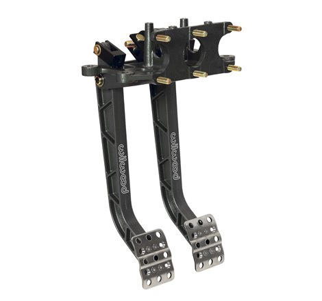 Wilwood Adjustable Dual Pedal - Brake / Clutch - Rev. Swing Mount - 6.25:1