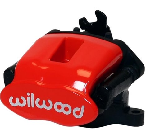Wilwood Caliper-Combination Parking Brake-Pos 6-R/H-Red 41mm piston .81in Disc