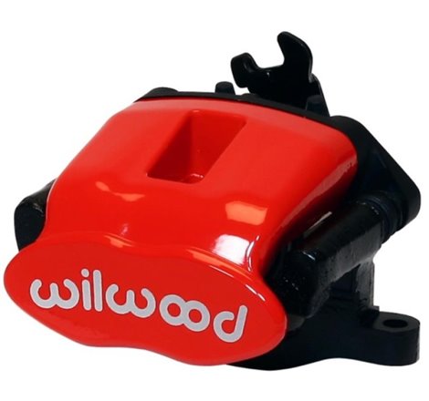 Wilwood Caliper-Combination Parking Brake-Pos 6-L/H-Red 41mm piston .81in Disc