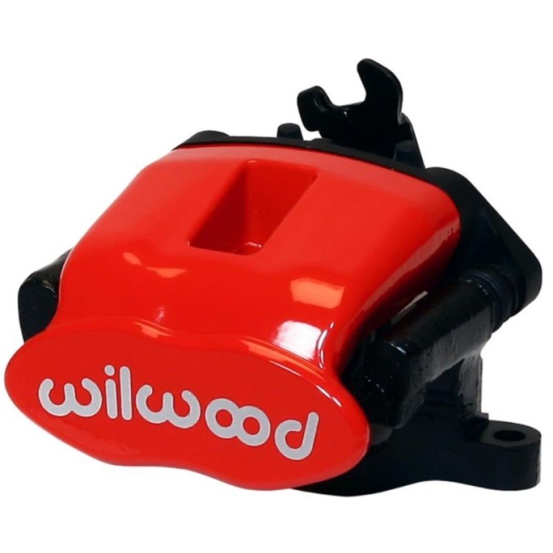 Wilwood Caliper-Combination Parking Brake-Pos 6-L/H-Red 41mm piston .81in Disc
