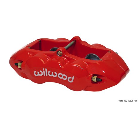 Wilwood Caliper-D8-4 Rear Red 1.38in Pistons 1.25in Disc