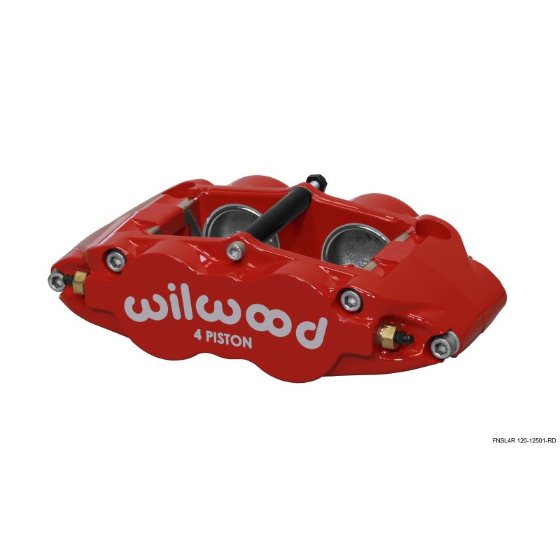 Wilwood Caliper-Narrow Superlite 4R - Red 1.75/1.75in Pistons 1.25in Disc