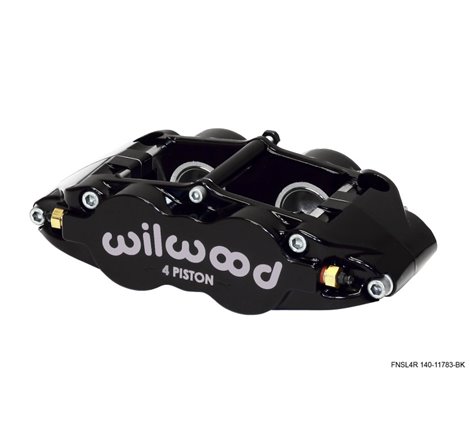 Wilwood Caliper-Narrow Superlite 4R - Black 1.25/1.25in Pistons 1.10in Disc