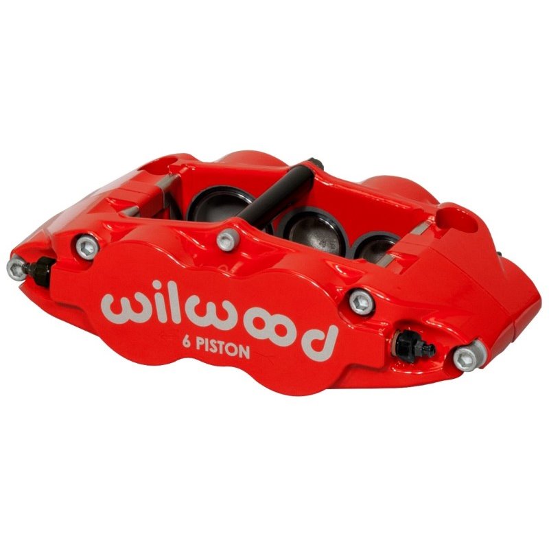 Wilwood Caliper-Narrow Superlite 6R-RH - Red 1.62/1.12/1.12in Pistons 1.10in Disc