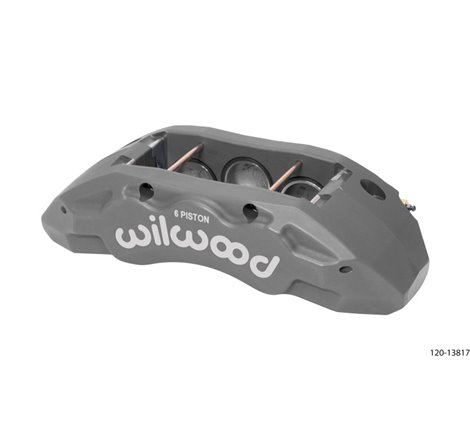 Wilwood Caliper-TX6R- R/H - Clear 1.75/1.62/1.62in Pistons 1.38in Disc