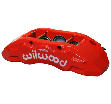 Wilwood Caliper-TX6R- R/H - Red 2.00/1.88/1.88in Pistons 1.38in Disc