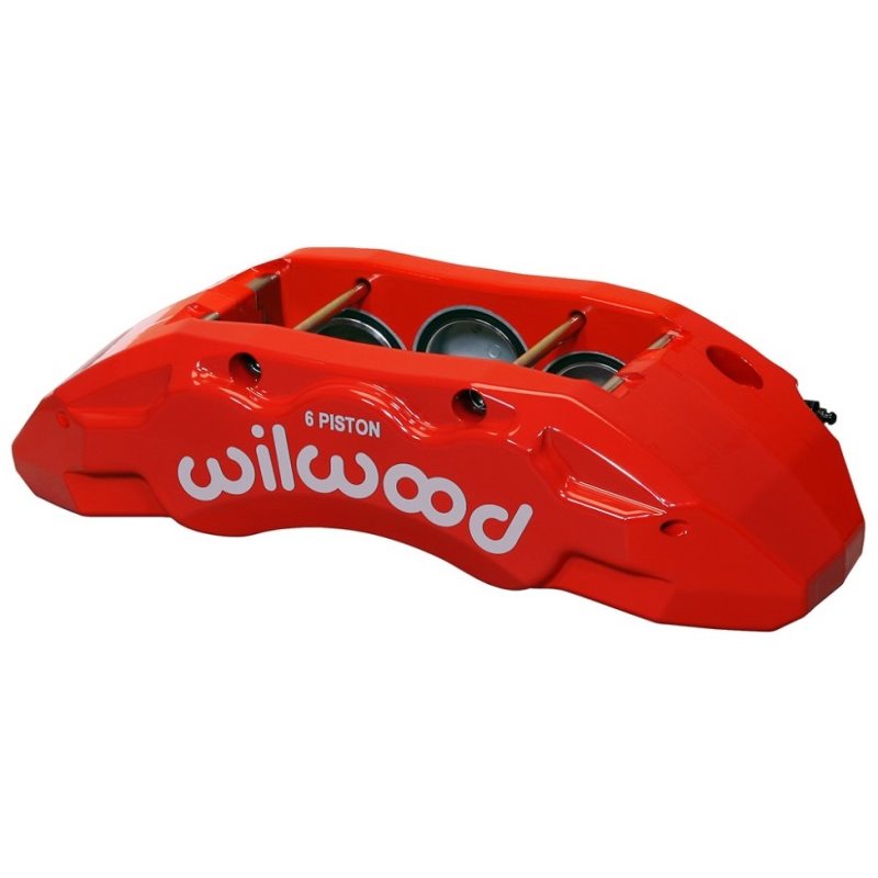 Wilwood Caliper-TX6R- R/H - Red 2.00/1.88/1.88in Pistons 1.38in Disc