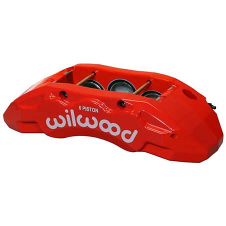 Wilwood Caliper-TX6R- L/H - Red 2.00/1.88/1.88in Pistons 1.50in Disc