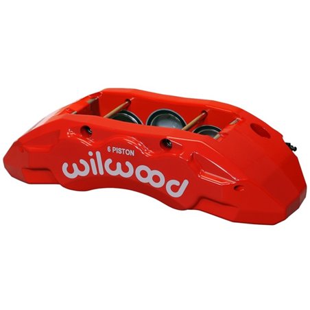Wilwood Caliper-TX6R- R/H - Red 2.00/1.88/1.88in Pistons 1.50in Disc
