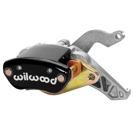 Wilwood Caliper-MC4 Mechanical-L/H - Black w/ Logo 1.19in Piston .81in Disc