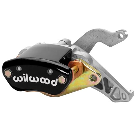 Wilwood Caliper-MC4 Mechanical-R/H - Black w/ Logo 1.19in Piston .81in Disc