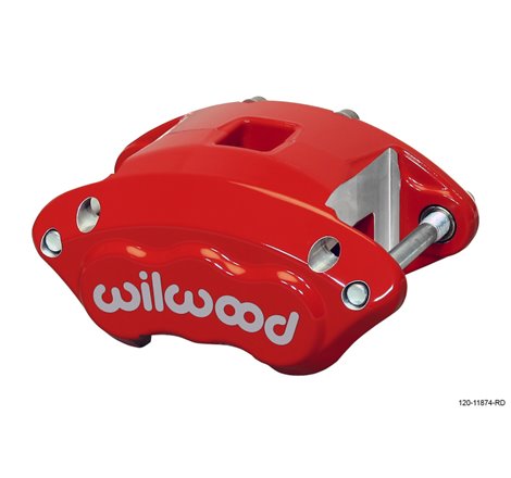 Wilwood Caliper-D154-Red 1.12/1.12in Pistons 1.04in Disc