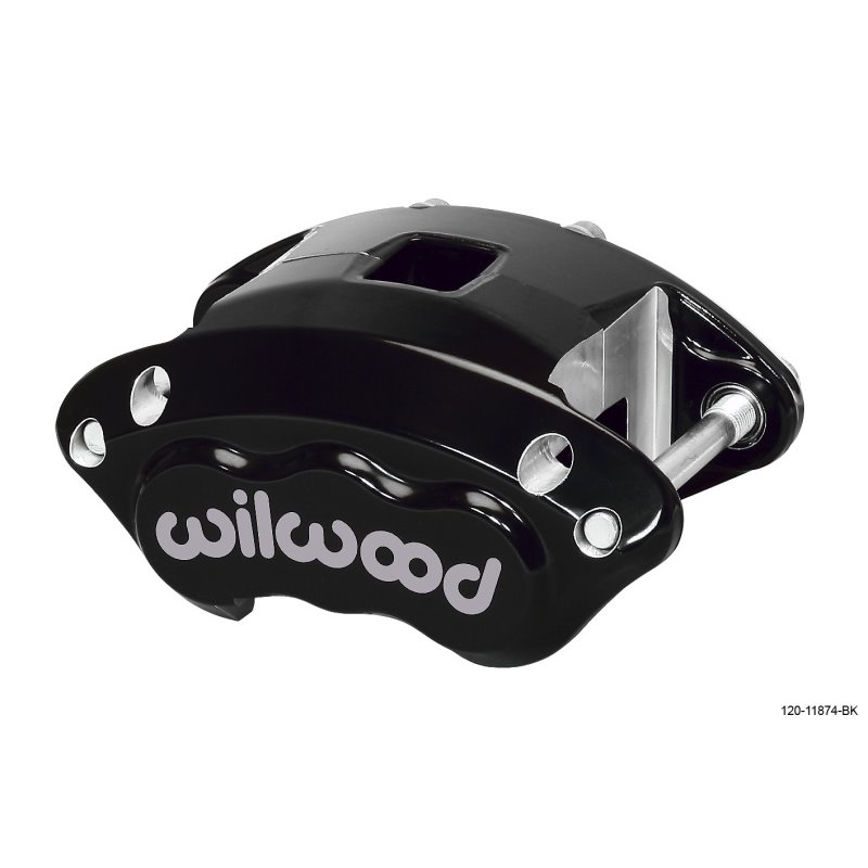 Wilwood Caliper-D154-Black 1.12/1.12in Pistons 1.04in Disc