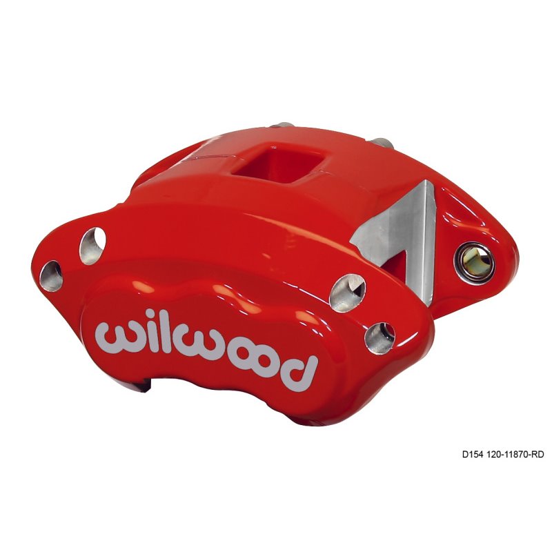 Wilwood Caliper-D154-Red 2.50in Piston 1.04in Disc