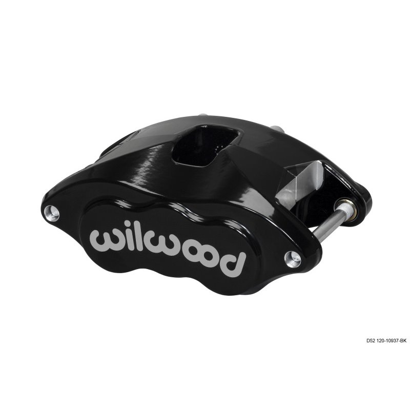 Wilwood Caliper-D52-Black Pwdr 2.00/2.00in Pistons 1.04in Disc