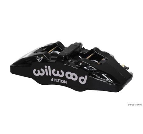 Wilwood Caliper-Forged Dynapro 6 5.25in Mount-L/H 1.62/1.38in/1.38in Pistons .38in Disc