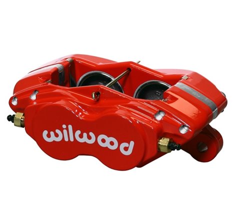Wilwood Caliper-Forged Dynalite-M-Red 1.75in Pistons .81in Disc