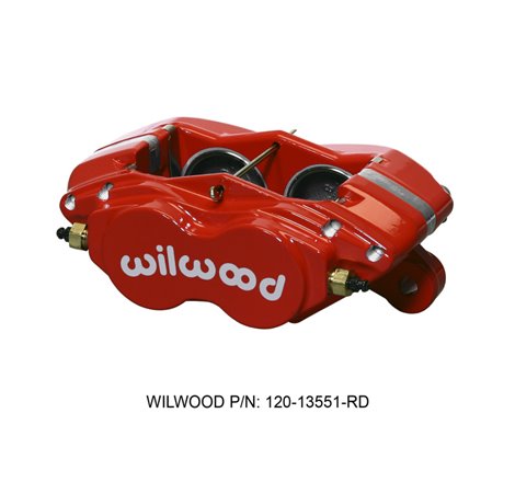 Wilwood Caliper-Forged Dynalite-M-Red 1.75in Pistons 1.00in Disc