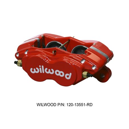 Wilwood Caliper-Forged Dynalite-M-Red 1.75in Pistons 1.00in Disc