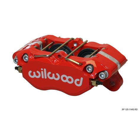 Wilwood Caliper-Dynapro Dust-Boot 5.25in Mount - Red 1.75in Pistons .81in Disc