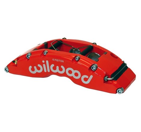 Wilwood Caliper-TC6R-Red 1.88/1.62/1.62in Pistons 1.38in Disc