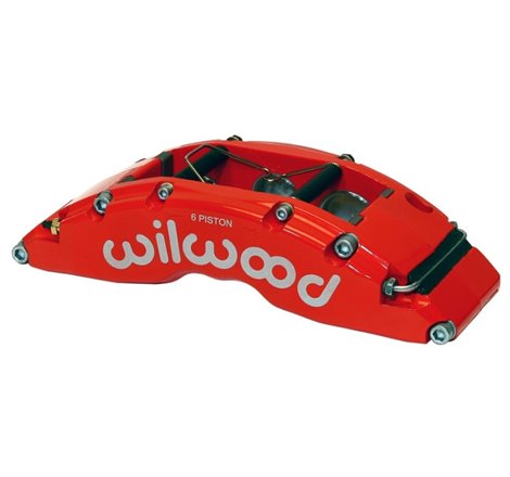 Wilwood Caliper-TC6R-Red 1.75/1.38/1.38in Pistons 1.38in Disc