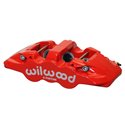 Wilwood Caliper-Aero6-R/H - Red 1.75/1.38/1.38in Pistons 1.25in Disc