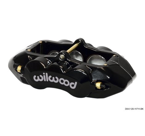 Wilwood Caliper-D8-6 R/H Front Black 1.88/1.38/1.25in Pistons 1.25in Disc