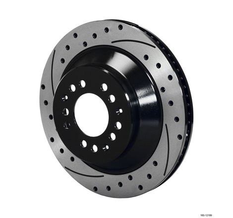 Wilwood Rotor-1.75 Offset SRP BLK Drl 12.88 x 1.10 - 5x4.50/4.75in