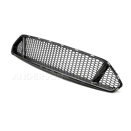 Anderson Composites 2018 Ford Mustang Type-GT Carbon Fiber Upper Grille