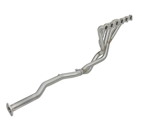 aFe Power Twisted Steel Long Tube Header & Connection Pipes 01-16 Nissan Patrol (Y61) V8-4.8L