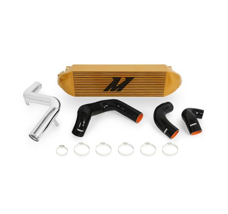 Mishimoto 2013+ Ford Focus ST Gold Intercooler w/ Polished Pipes