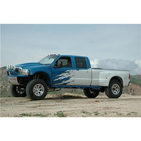 N-Fab Nerf Step 99-16 Ford F-250/350 Super Duty Crew Cab 8ft Bed - Gloss Black - Bed Access - 3in