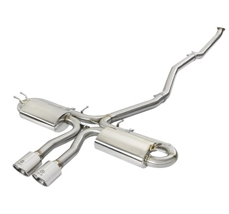 aFe Takeda 3in 304 SS Cat-Back Exhaust System w/Polished Tips 2017+ Honda Civic Si (4dr) I4 1.5L (t)