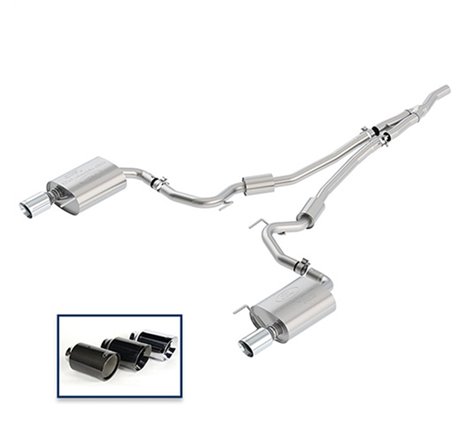 Ford Racing 2018 Mustang 2.3L Ecoboost Cat-Back Sport Exhaust System w/Chrome Tips