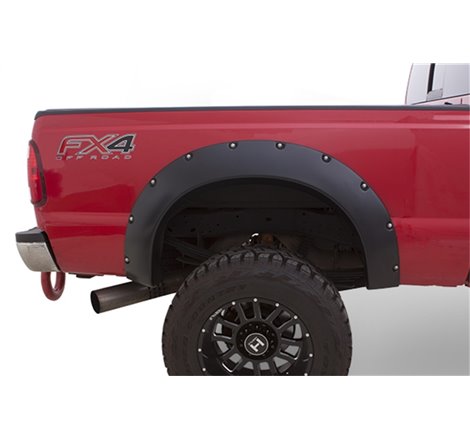 Bushwacker 66-77 Ford Bronco Cutout Style Flares 2pc 5in Of Extra Wheel Well Opening - Black