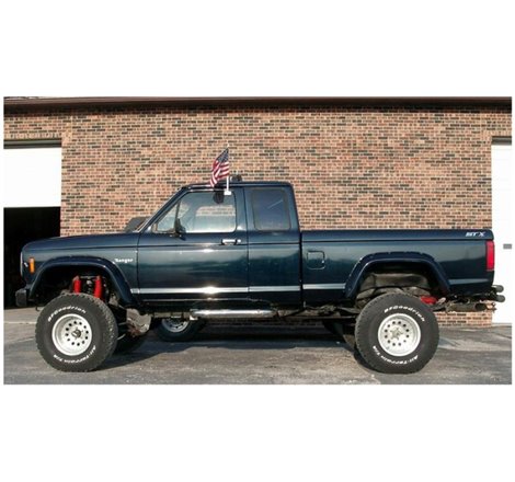 Bushwacker 83-92 Ford Ranger Cutout Style Flares 2pc 72.0/84.0in Bed - Black
