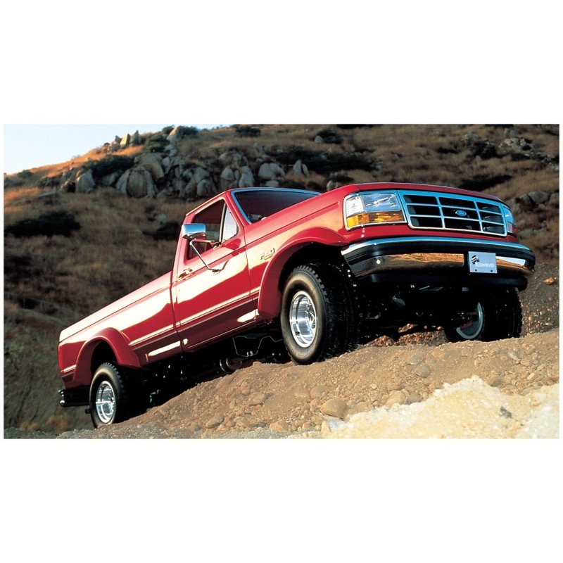 Bushwacker 92-96 Ford Bronco Cutout Style Flares 2pc - Black