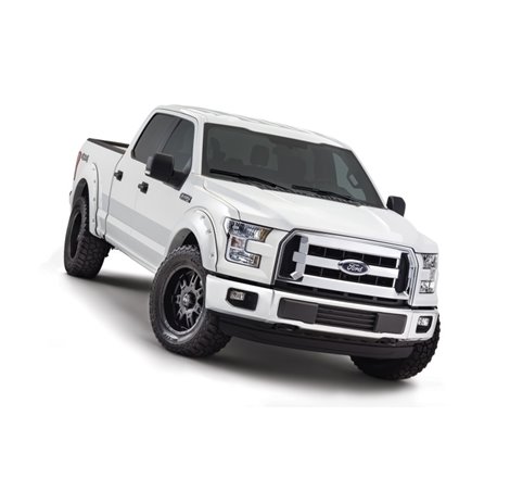 Bushwacker 16-17 Ford F-150 Styleside Pocket Style Flares 4pc 78.9/67.1/97.6in Bed - Oxford White