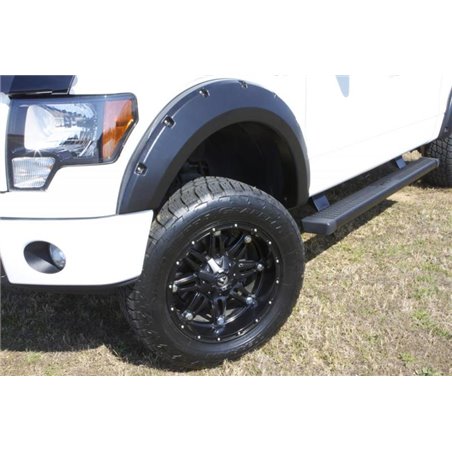 Lund 15-17 Ford F-150 RX-Rivet Style Smooth Elite Series Fender Flares - Black (4 Pc.)