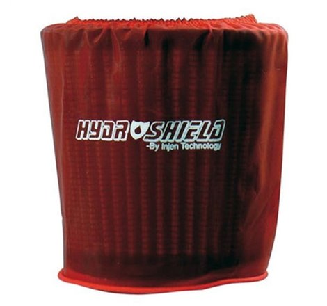 Injen Red Water Repellant Pre-Filter fits X-1010 X-1011 X-1017 X-1020 5in Base/5in Tall/4in Top