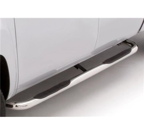 Lund 15-18 Ford F-150 SuperCrew 3in. Round Bent SS Nerf Bars - Polished